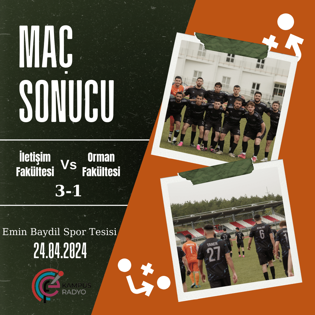 Kastamonu Üniversitesi İletişim ve Orman Fakülteleri Arasında Futbol Maçı Heyecanı!